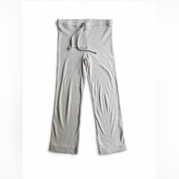 Monrow Ribbed Drawstring Lounge Pants – Size M - Picture 2 of 5